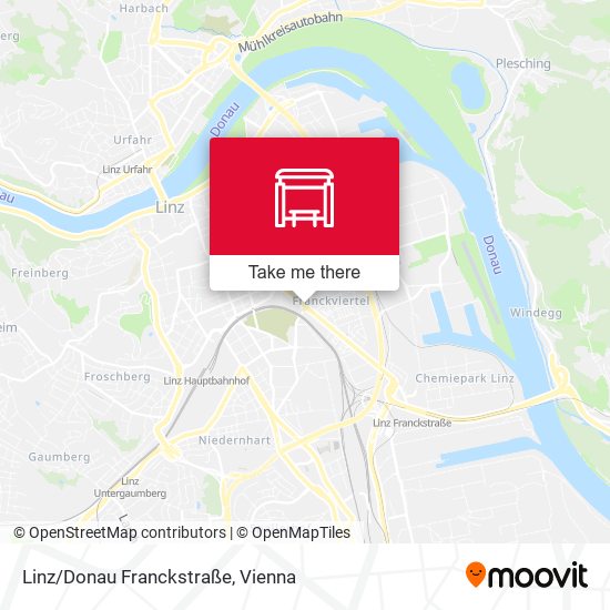 Linz/Donau Franckstraße map