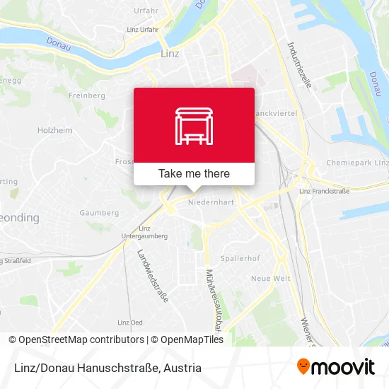 Linz/Donau Hanuschstraße map