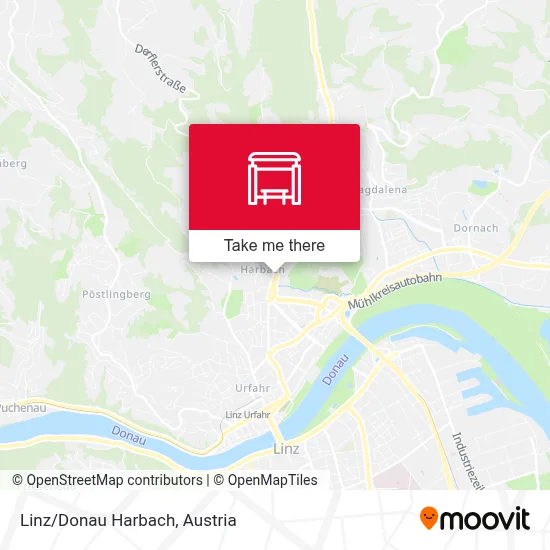 Linz/Donau Harbach map