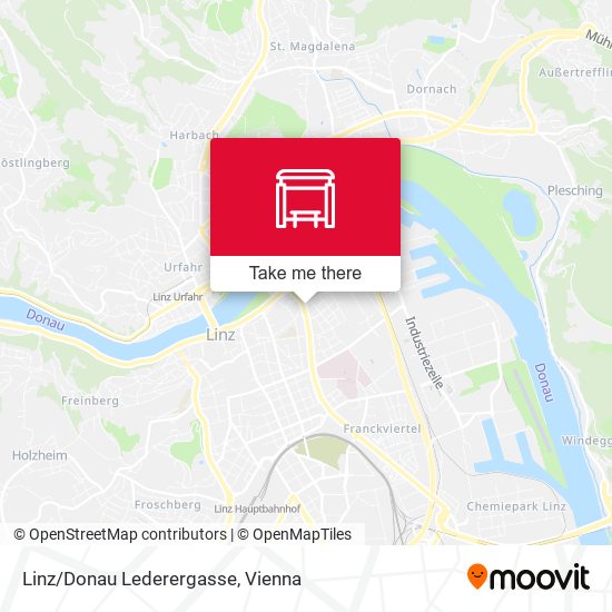 Linz/Donau Lederergasse map