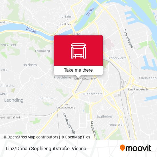 Linz/Donau Sophiengutstraße map