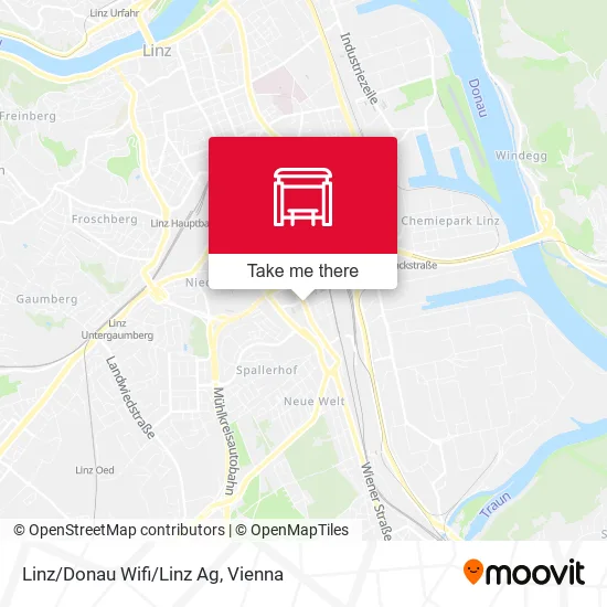 Linz/Donau Wifi/Linz Ag map