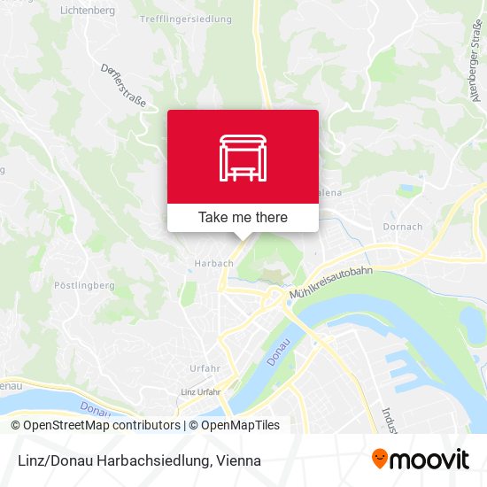 Linz/Donau Harbachsiedlung map