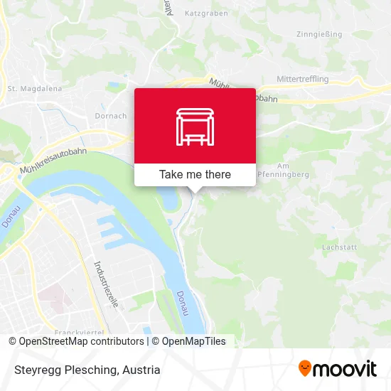 Steyregg Plesching map