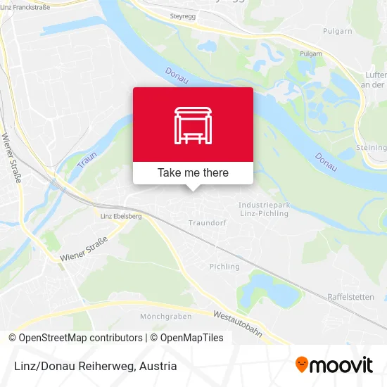 Linz/Donau Reiherweg map