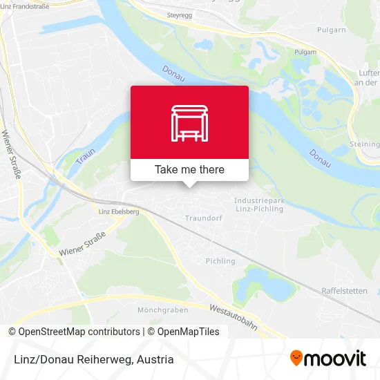 Linz/Donau Reiherweg map