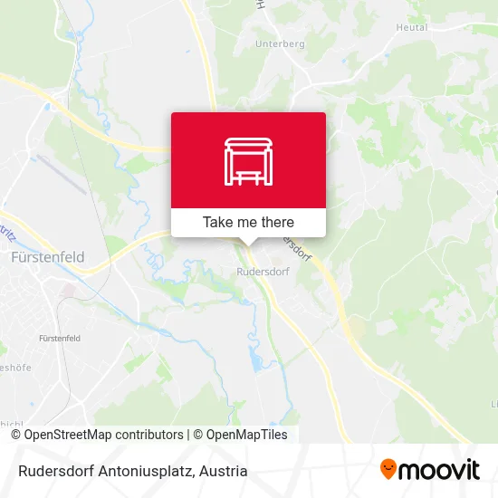 Rudersdorf Antoniusplatz map