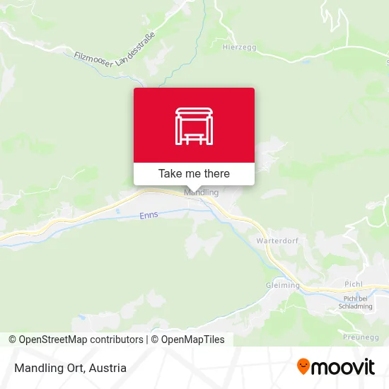 Mandling Ort map