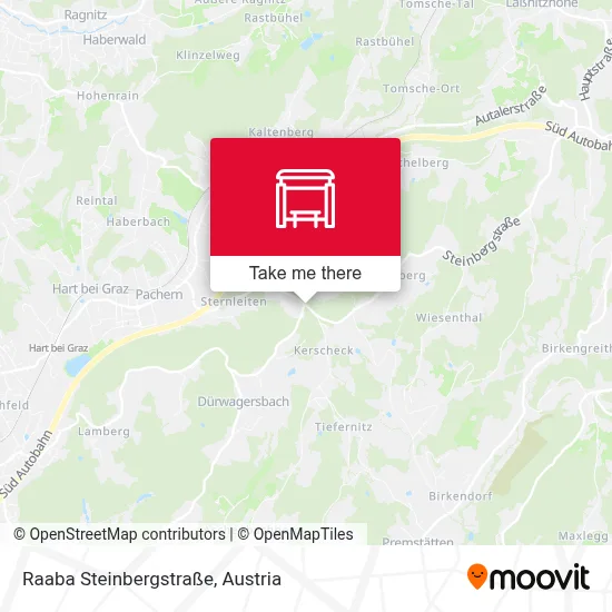 Raaba Steinbergstraße map