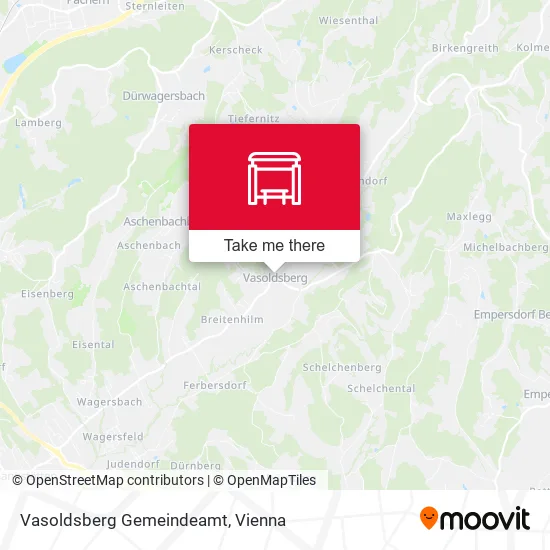 Vasoldsberg Gemeindeamt map