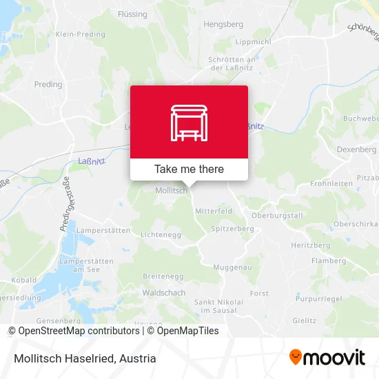 Mollitsch Haselried map