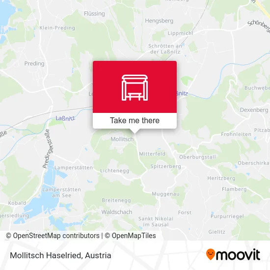 Mollitsch Haselried map