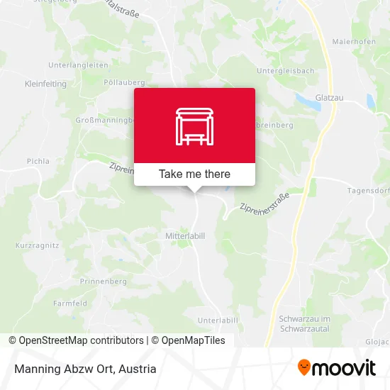 Manning Abzw Ort map