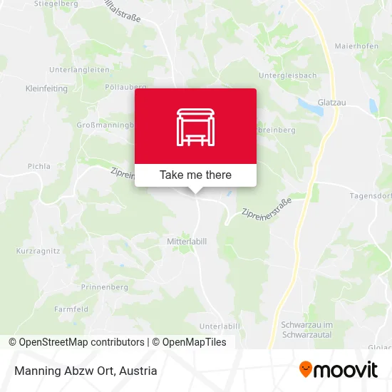 Manning Abzw Ort map