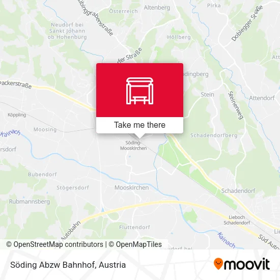 Söding Abzw Bahnhof map