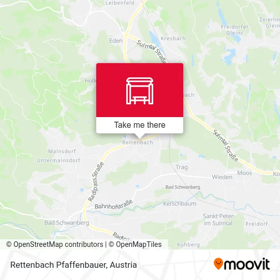 Rettenbach Pfaffenbauer map