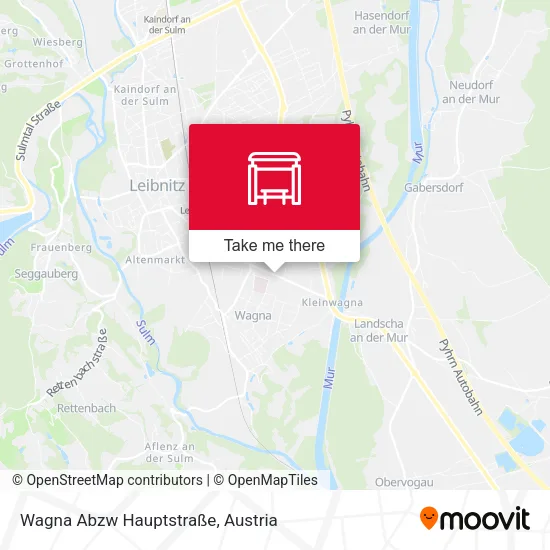 Wagna Abzw Hauptstraße map