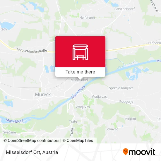Misselsdorf Ort map