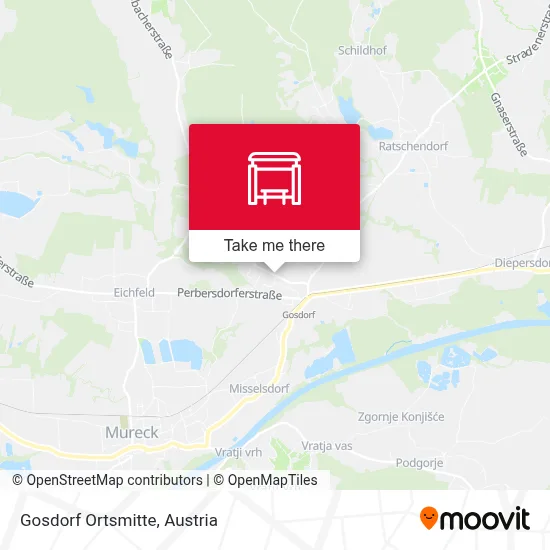 Gosdorf Ortsmitte map