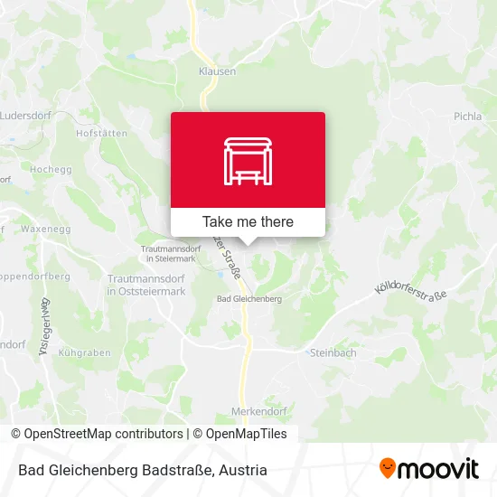 Bad Gleichenberg Badstraße map