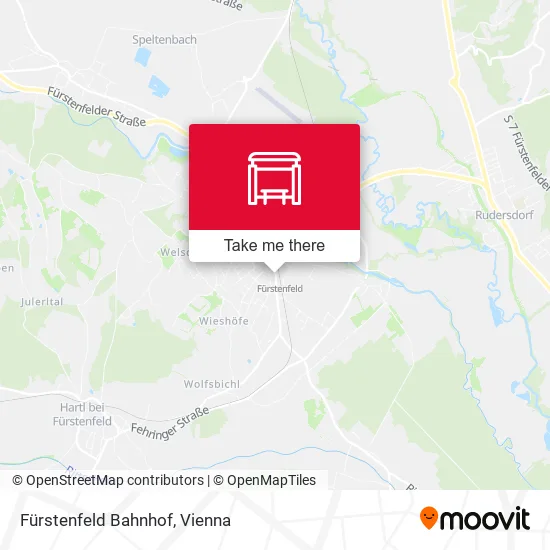 Fürstenfeld Bahnhof map