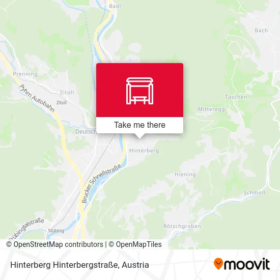 Hinterberg Hinterbergstraße map