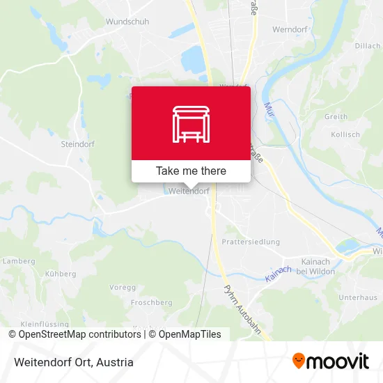 Weitendorf Ort map