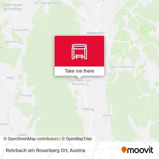 Rohrbach am Rosenberg Ort map
