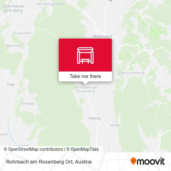 Rohrbach am Rosenberg Ort map