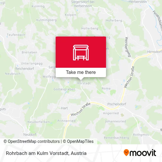 Rohrbach am Kulm Vorstadt map