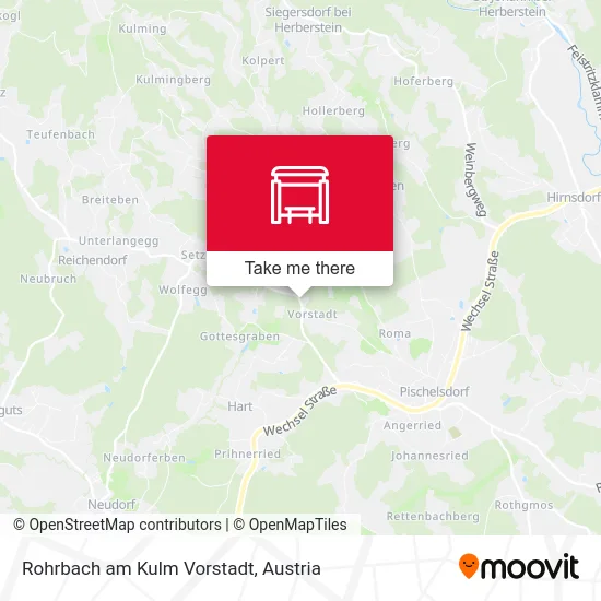Rohrbach am Kulm Vorstadt map