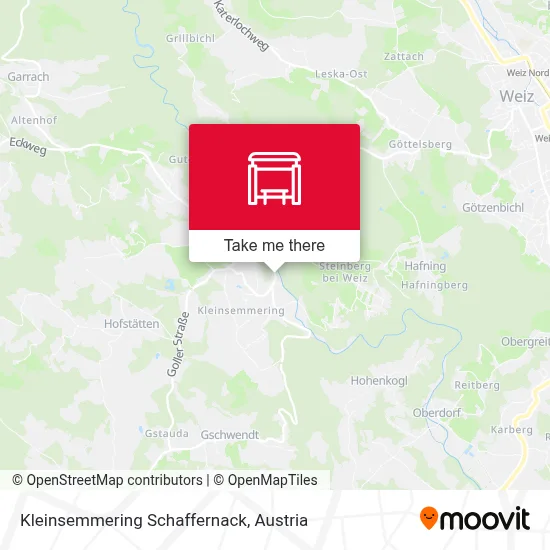 Kleinsemmering Schaffernack map