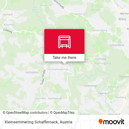 Kleinsemmering Schaffernack map