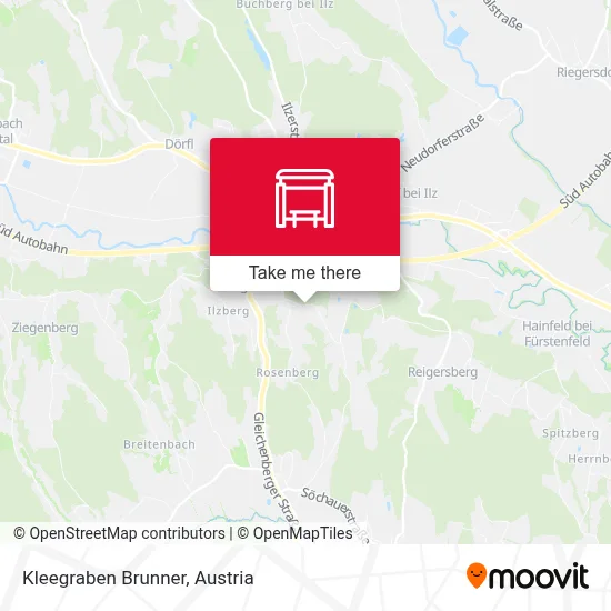 Kleegraben Brunner map