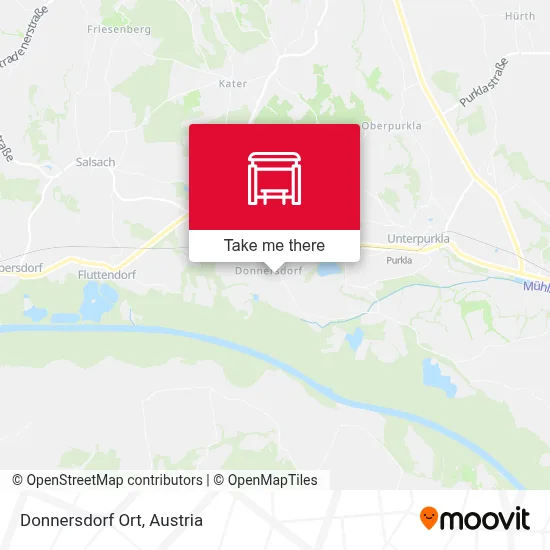 Donnersdorf Ort map