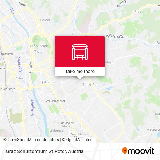 Graz Schulzentrum St.Peter map