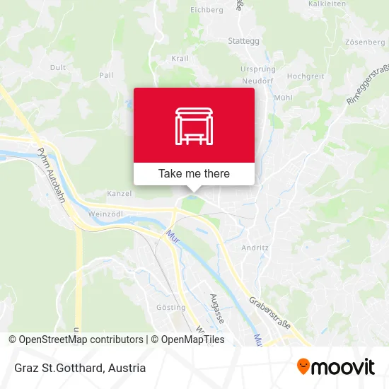 Graz St.Gotthard map