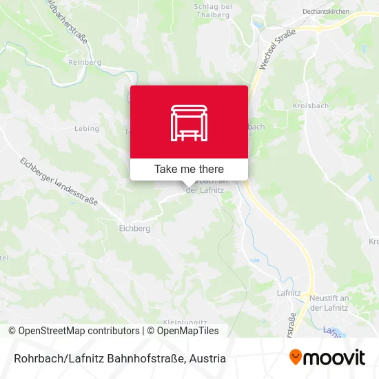 Rohrbach/Lafnitz Bahnhofstraße map