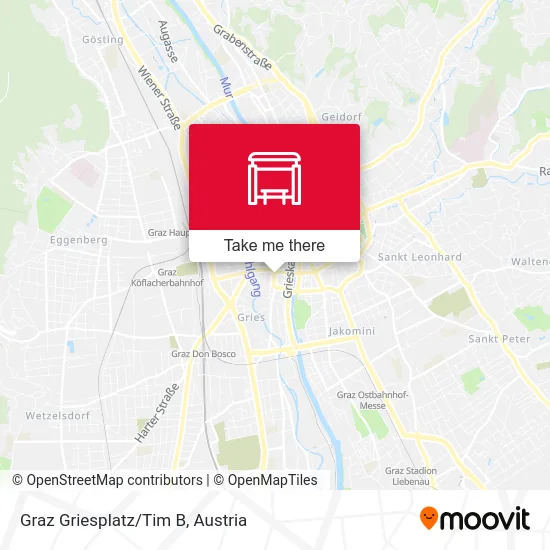 Graz Griesplatz/Tim B map
