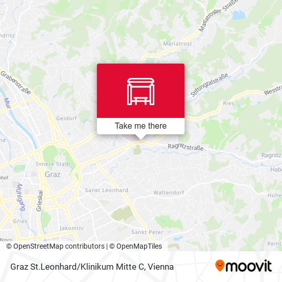 Graz St.Leonhard / Klinikum Mitte C map