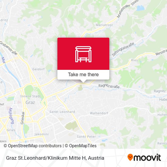 Graz St.Leonhard / Klinikum Mitte H map