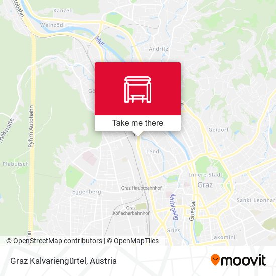 Graz Kalvariengürtel map
