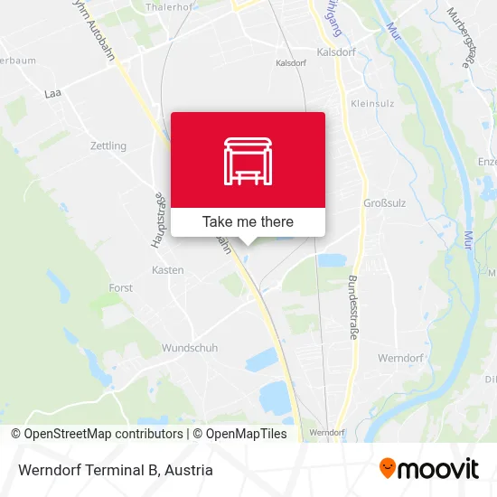 Werndorf Terminal B map