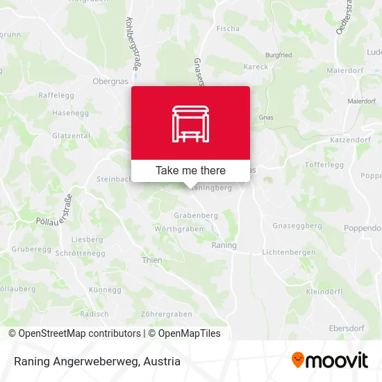 Raning Angerweberweg map