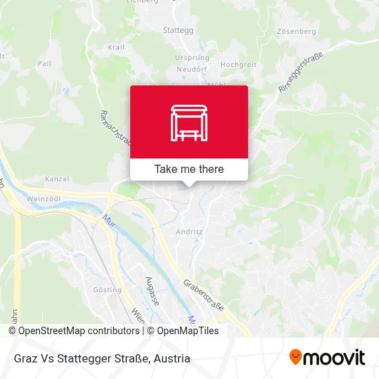 Graz Vs Stattegger Straße map