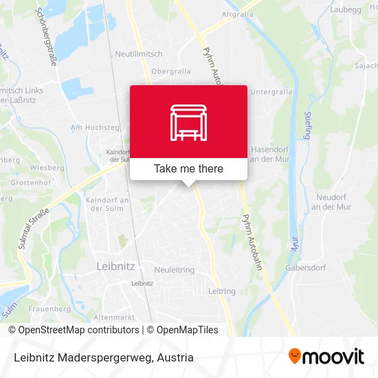 Leibnitz Maderspergerweg map