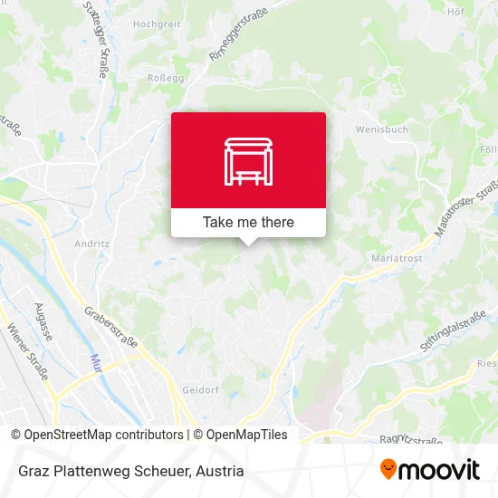 Graz Plattenweg Scheuer map