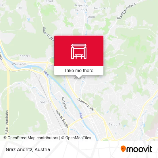 Graz Andritz map