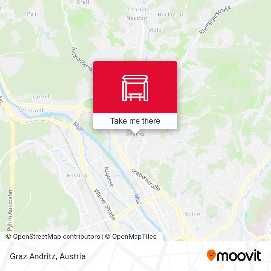 Graz Andritz map