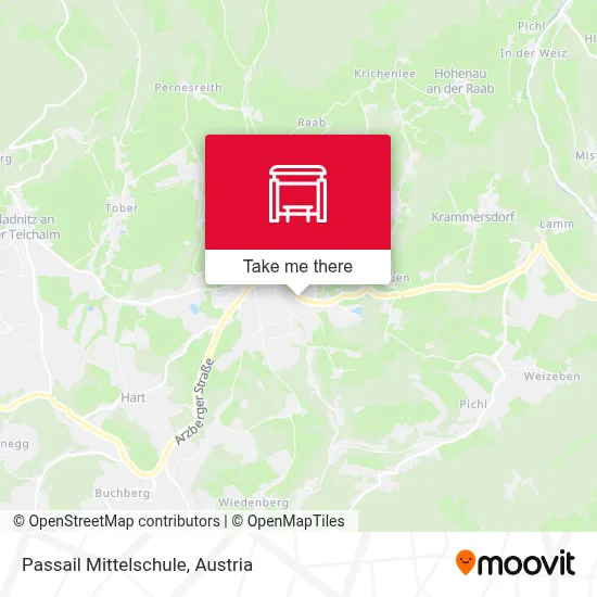 Passail Mittelschule map